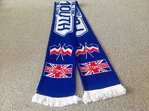 PORTSMOUTH FOOTBALL CLUB SUPPORTERS SCARF. POMPEY Free post