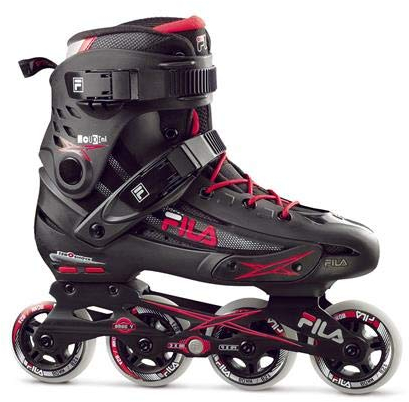 Fila Herren Houdini Inline Skate, schwarz/Rot, UK 7