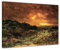 Bilderdepot24 Bild auf Leinwand | Carl Spitzweg Vor dem Drachen Flüchtender in 120x90 cm als Wandbild | Wand-deko Dekoration Wohnung alte Meister | NEU-180202-120x90-vdd