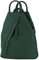 modamoda de - T180 - Damen Rucksack Tasche aus ital. Leder, Farbe:Petrol