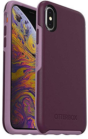 OtterBox SYMMETRY SERIES Case for iPhone Xs Max - Retail Packaging - TONIC VIOLET (WINTER BLOOM/LAVENDER MIST)