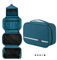 homchen Trousse de toilette de voyage à suspendre, étanche, pliable, portable, trousse de toilette pour homme et femme, Vert E, L, Modèle :