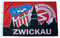 BSG Sachsenring Zwickau FSV Zwickau Schwenkfahne Fahne Flagge 120x80 cm Lizenzprodukt