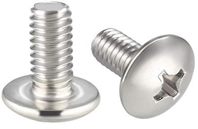 Tornillos para máquina de mapa, M4 x 8 mm, tornillos Phillips de cabeza de braguero, 304 de acero inoxidable, pernos de sujeción, 20 unidades