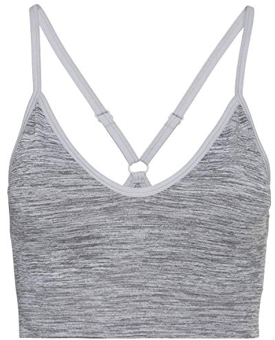 Odlo Damen Padded Seamless Soft 2.0 Sports Bra, Light Grey Melange, XS EU