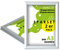 INMO Alu-Klapprahmen DIN A3 2 Stück mit Aluminium Profil ohne Glas - Klappbarer Bilderrahmen Silber - Fotorahmen für Bilder, Poster, Plakate - 32,60 x 45,10 cm Urkundenrahmen