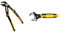 STANLEY 0-84-647 FATMAX Multigrip Groove Joint Pliers 8'', Black/Yellow & MAXSTEEL Adjustable Wrench 30 x 200 mm Protective Phosphate Finish and Ergonomic Bi Material Handle 0-90-948