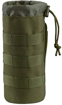 Sharplace Pochette pour Bouteille d'eau 1.5L Porte-Bouteille Réglable, Housse de Transport pour Protéger pour en, Vert