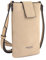 Lois - Bolso para Movil Mujer con Bandolera Asa Regulable de Marca Diseñado en España., Beige