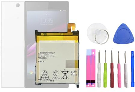 HIGHAKKU Batterie de rechange LIS1520ERPC compatible avec Sony Xperia Z Ultra Mobile avec outils