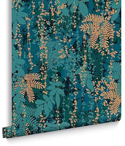 Clarissa Hulse Canopy Peacock Wallpaper
