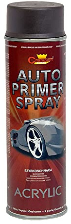 SolaDirect Black Primer Car Van Bike Spray Paint Aerosol, 500ml Anti Corrosive Undercoat, Excellent Adhesion, No Runs or Drips, Enhanced Covering Power