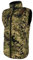 Full mundur Digital Green Camo und Blaze Camo Orange Jagdweste, Jacke, wendbar, für Herren, winddicht, wasserdicht