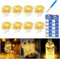 FLSEPAMB 8 Pack×2 M Led Lichterkette Batterie Klein,DIY Mini Lichterkette Batterie Kostenlos 10 Batterien,Dauerhaft Led Lichterkette,Wasserdicht Mini Lichterkette für Weihnachten