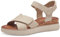 TAMARIS Femme 8-88715-42 Sandale compensée, Ivoire, 40 EU Large
