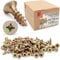 LUN FIX Universalschraube 4,0x16 mm - 1000 Stück |Kreuzschlitz PZ2 | Senkkopf | Holzschrauben | GelbVerzinkt | Mehrzweckschrauben| Kreuzschlitzschrauben