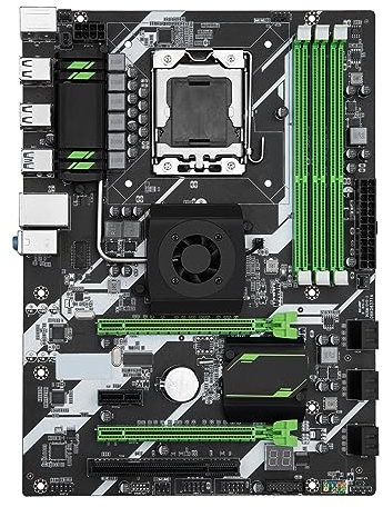 Hyclam HUANANZHI X58 Deluxe - Placa base para LGA 1366 DDR3 1066 1333MHz 48GB (16x3) SATA2.0 USB3.0 LGA1366 placa base X58 Lga 1366