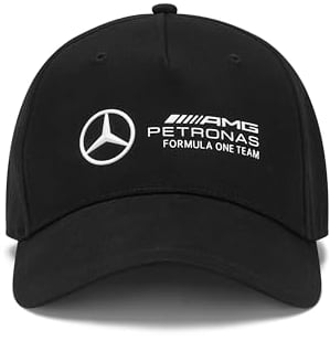 MERCEDES AMG PETRONAS F1 Kappe mit 3D-Teamlogo-Ausführung - Schwarz - Einheitsgröße