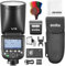 Godox V1 PRO-S V1pro S TTL Rundkopf Kamerablitz für Sony,78Ws 2,4G HSS 1/8000s Li-Ion Blitzgeräte mit Externer Blitz SU-1,LED-Modellierlampe Godox Blitz Sony