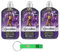 3x Coccolino Ammorbidente Concentrato Orchidea Viola e Mirtilli, Intense Care con Tecnologia Pro-Fibre, Formato XXL Fino a 76 Lavaggi, 1750ml + Portachiavi Beni Culinari in Omaggio