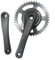 Fahrrad-Kettensatz aus Aluminiumlegierung, 42T 170 mm Kurbelgarnitur für Fixie-Bikes, einfache Installation