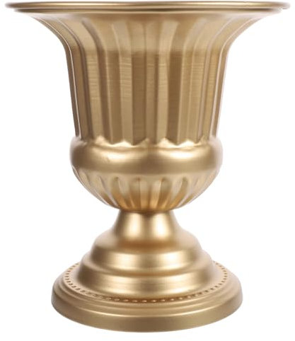 HOMOCONO Vintage Iron Flower Vase Vase for Home Wedding Decoration Antique Style Iron Flower Holder for Shops Hotels Elegant Centerpiece for Floral Arrangements
