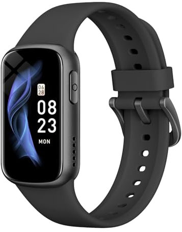 Asmoda Smartband, 1.47 Orologio Smartwatch Uomo Donna con Contapassi/Sonno/Cardiofrequenzimetro, 130 modalità Sportive Smart Band, Impermeabil IP68 Smart Watch per Android iOS