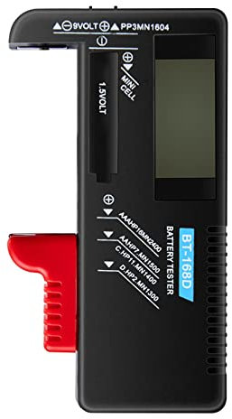 Battery Check Measure LCD Smart Digital Tester BT168Pro Electronic Power 18650 charger Rechargable Batteries (Black, One Size)