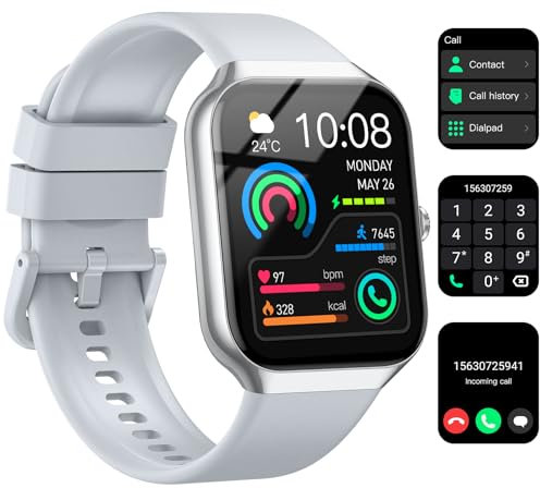 Jugeman Fitness Tracker Schrittzähler Uhr, Sportmodi Sportuhr Wasserdicht für Android