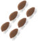 SAFIGLE 3 Kit de Párpados Reemplazables para Práctica de Maquillaje de Párpados para Cabeza de Maniquí de Pestañas para Extensiones de Pestañas Color Marrón Oscuro Accesorio de