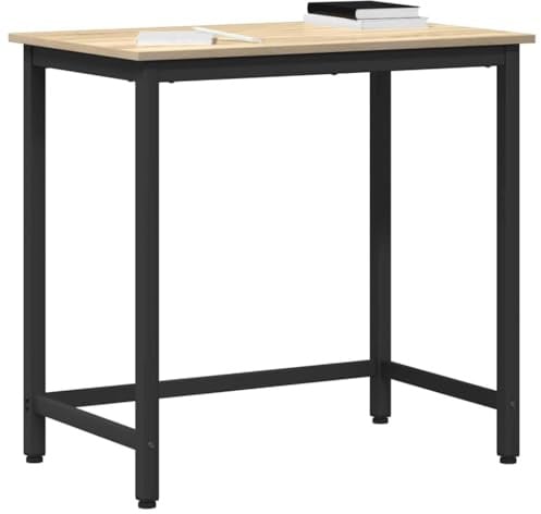 vidaXL Tisch Sonoma-Eiche 100 x 50 x 76,5 cm Ingenieure Holz und Stahl