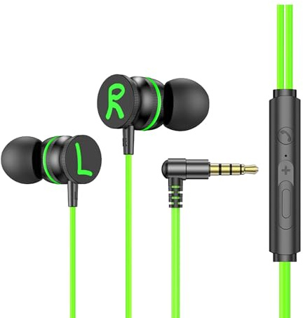 Metal Wired Type C Earphones In Ear Heavy Mobile Gaming Earphones With Controls (A, 7x10x1cm)