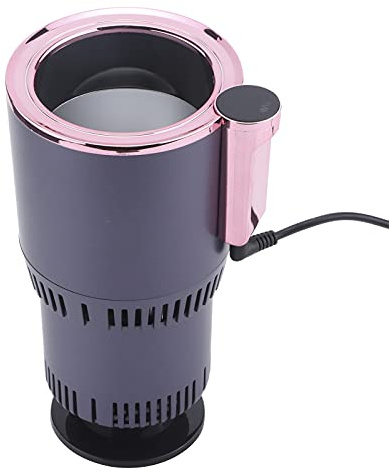 Yechiry Portavasos Inteligente para Coche, Enfriador Calentador 2 en 1, Taza de Enfriamiento con Calefacción Inteligente Universal de Aluminio, Portavasos para Auto de Viaje a Casa, Ideal para Coche