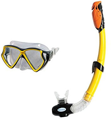 Intex Taucherset Bestehend Tauchermaske Aviator Pro Phtalates Free, 55960