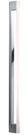 Wandleuchte OMEGA 200, S14s, 100cm, 2 Sockel, IP20, Nickel satiniert