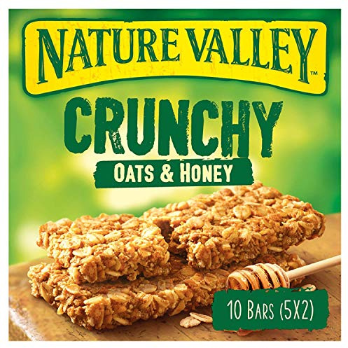Nature Valley Crunchy Oats & Honey Cereal Bars - 10 Bars (Pack of 5, total 50 Bars)