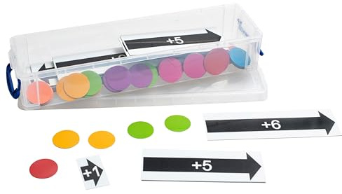 Betzold Magnet-Zahlenstrahl von 0 bis 100 mit Zubehör | Rechnen lernen, Mathe
