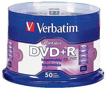 VER2072233 - DISC,DVD+R,4.7GB,PRTABLE