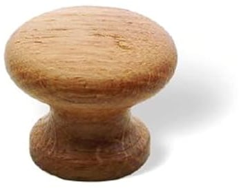 SIRO Möbelknopf Rudersberg, Kugel, Schlicht, Holz eiche natur lackiert, 30 mm x 26 mm x 30 mm, S87-30HZ14