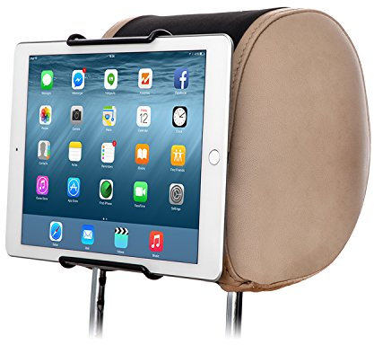 TFY Hülle Universal KFZ Kopfstützen Halterung, funktioniert mit oder ohne Case/keine hervorstehenden Teile/Passend für alle 6 cm bis 11-Zoll-Tablet-PCs, iPad, iPad 4, & iPad 2, 3, iPad Air, iPad Mini, Samsung Galaxy Tab, Note &, Google Nexus, Asus Transformer Book, Microsoft Surface Pro RT &-Dell Venue-Lenovo IdeaTab-Sony Xperia Tablet Z und mehr, 100% Zufriedenheit oder Geld zurüc