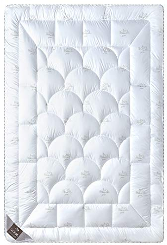 sei Design Winter Bettdecke 135x200 cm Mikrofaser Decke SWAN - Luxuriöse Steppdecke Atmungsaktiv & waschbar - warme Ganzjahresdecke Winterdecke für Allergiker Öko-Tex 135 x 200 cm