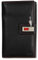 Old River Unisex Portemonnaie Geldbörse schwarz rot Leder 11x3x17cm OPD715S Leder Portemonnaie