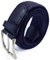 Glamexx24 Unisex Elastischer Stoffgürtel Geflochtener Stretchgürtel Dehnbarer Gürtel für Damen und Herren, Dunkelblau, 120cm