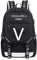 WANHONGYUE Hatsune Miku Anime Cosplay Leuchtend Rucksack Schultasche Laptop Backpack mit USB-Ladeanschluss Schwarz / 6