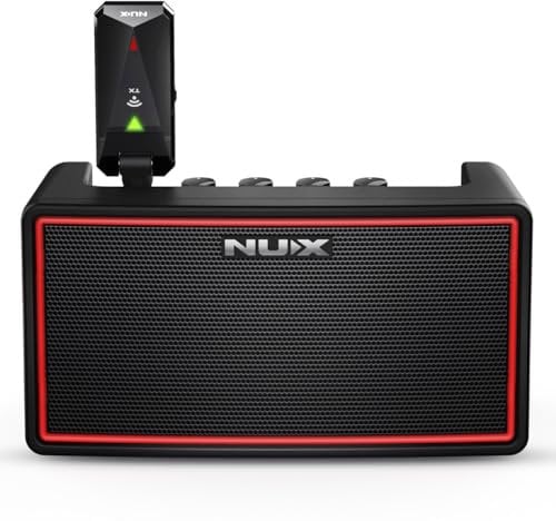 NUX Mighty Air Wireless Stereo Modelling Guitar/Bass Amplifier with Bluetooth,Mobile App