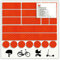 - 3M - Reflektoren-Aufkleber - Reflektor-Set für z. B. Fahrrad, Helm, Skateboard, Auto, Motorrad, Kinderroller - Verbessert Sichtbarkeit & Sicherheit - Hergestellt mit 3M Diamond Grade Tape (Rot)