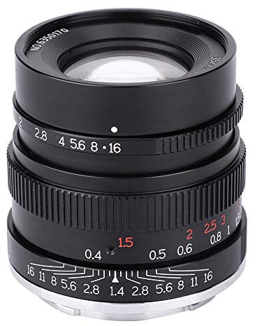 Obiettivo per Fotocamera E Mount 7artisans 35mm F1.4 Obiettivo Full Frame per Sony E Mount A7 A7 A7R A7RII A7S A7SII A6500 A6300 A6000 A5100 A5000