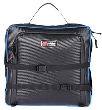 Sresk Maverick X3 Storage Accessories, Maverick X3 Under Seat Bag Gear Storage Tool Pouch fits for Can-Am Maverick X3 2017-2023 Large Capacity Waterproof Easy to Carry (BLUE PIPING)