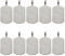 BENECREAT 25PCS Edelstahl Stanzen Blank Tag (50x26x2mm) Rechteckige Metall Tags Mit Legierung Snap On Bails Für Armband Halskette Ohrring Herstellung