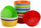 Frcctre 24 Pack Kids Plastic Bowls, 11 Oz Colorful Toddler Bowl Set, BPA Free Small Children Bowl Unbreakable Small Snack Cereal Bowls, Dishwasher Safe, 8 Assorted Colors